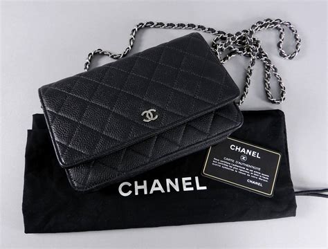 chanel matarass chain caviar skin leather wallet purse|Wallets on Chain .